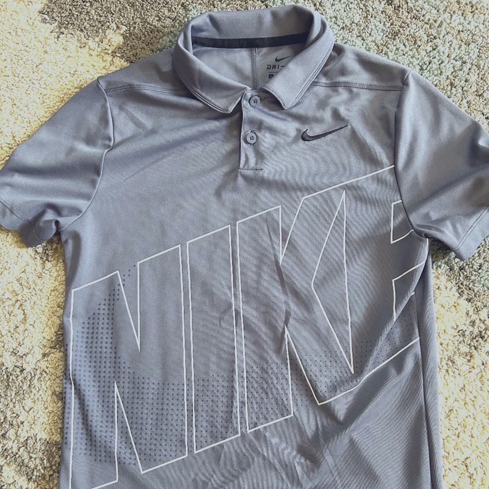 Nike golf polo, dri-fit. Boys size large